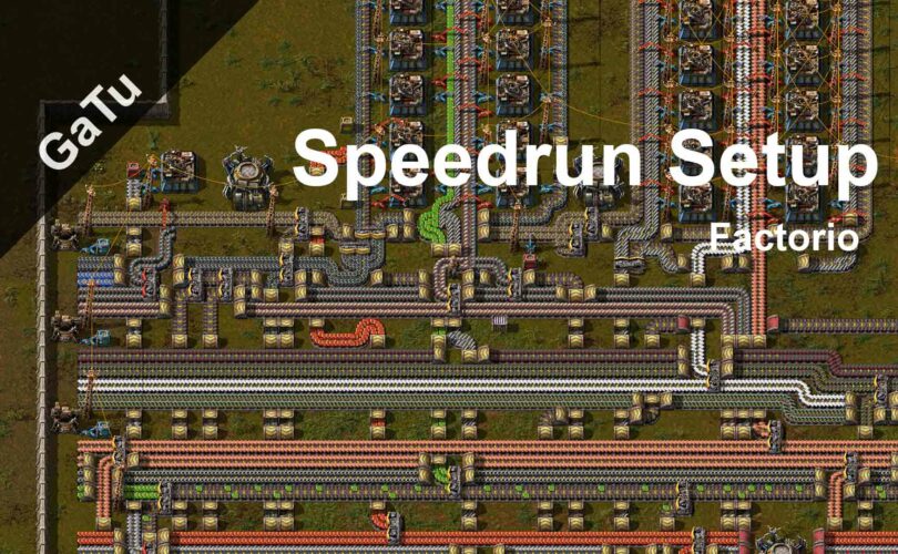 factorio speedrun setup