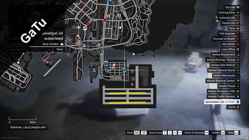 transport dock handler location tycoon