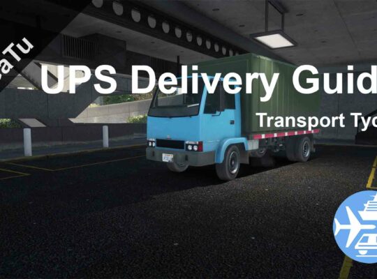 ups delivery transport tycoon